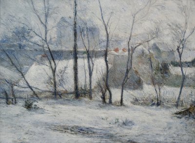 Giardino sotto la neve, 1879 da Paul Gauguin